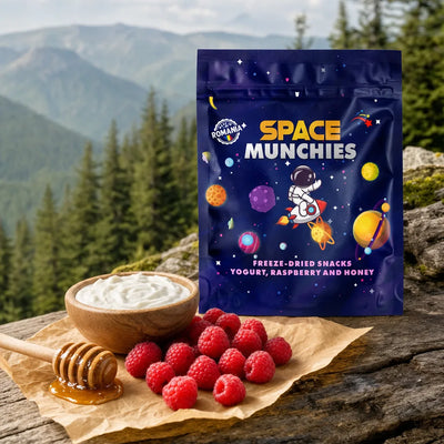 Space Munchies Liofiliziran Jogurt s Malinom i Medom